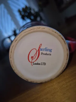 Tazza con bandiera Union Jack e cucchiaino