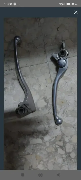 Manetas Moto Aluminio Gsx yamaha