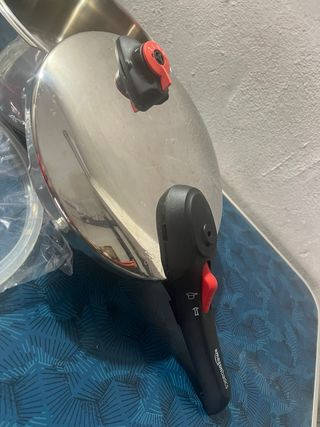 Olla a presion apta induccion Amazon Basic 4 litro