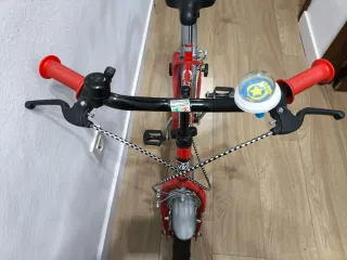 Bicicleta infantil roja MAX FORMULA