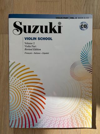 Método Suzuki Violín completo 4 volumenes.