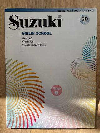 Método Suzuki Violín completo 4 volumenes.