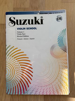 Método Suzuki Violín completo 4 volumenes.