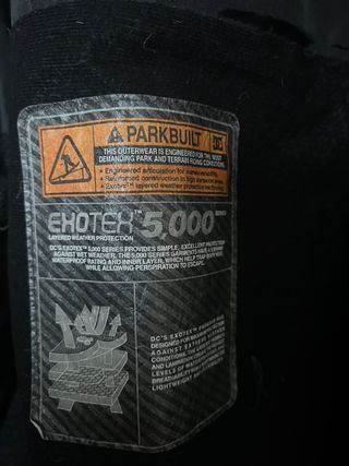 Cazadora DC Negra Talla L