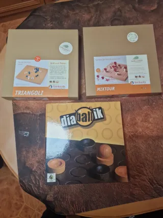 Lotes de juegos de mesa: Triangoli, Mixtour, Diaba