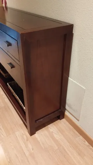 Mueble aparador recibidor madera de teka