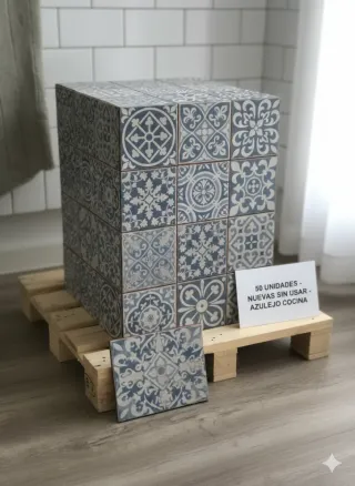 50 Azulejos Cerámicos Estilo Hidráulico