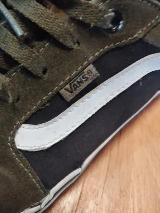 Zapatillas Vans Verde y Blanco