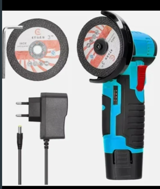 Smerigliatrice Elettrica con dischi Due Batterie