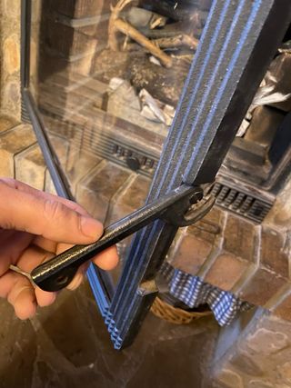 Insertable Chimenea Cristal y Metal