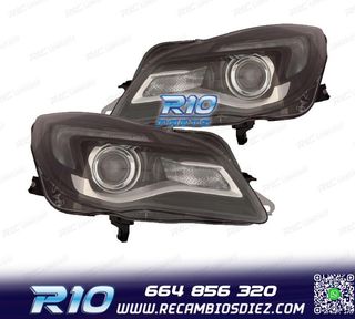 FAROS PARA OPEL INSIGNIA 13-16 FONDO NEGRO