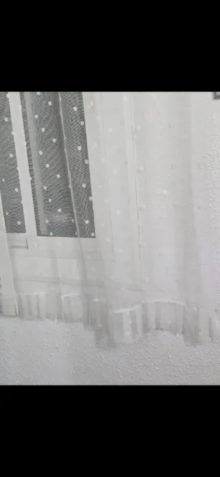 Dos Cortinas Blancas 150 x 160