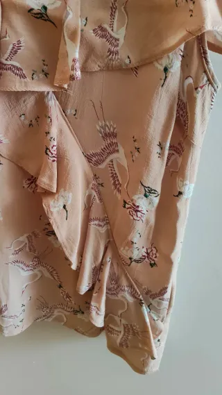 Blusa Primark Hombros Descubiertos Estampada