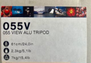 Trípode Manfrotto 055V + Rótula 501HDV