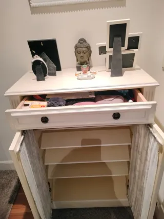 Zapatero blanco ebanistería