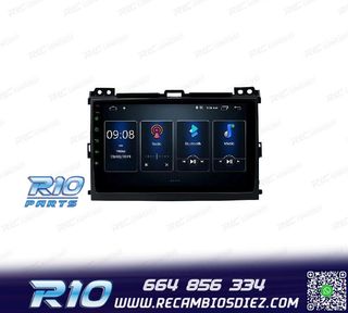 RADIO GPS ANDROID 12 PARA TOYOTA LAND CRUISER 02-09