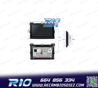RADIO GPS ANDROID 12 PARA TOYOTA LAND CRUISER 02-09