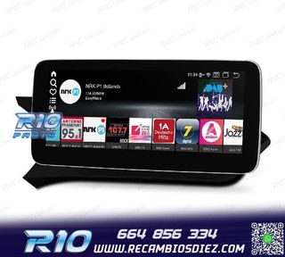 RADIO GPS ANDROID 12 PARA MERCEDES W204 11-14