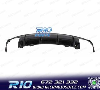 DIFUSOR MERCEDES CLA W117 13-18 LOOK AMG CLA45 NEGRO BRILLO