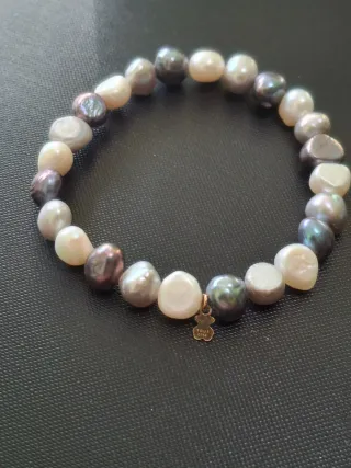 Pulsera Tous perlas irregulares