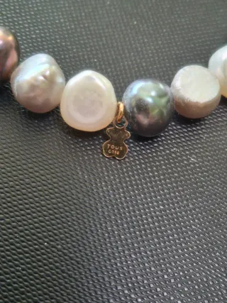 Pulsera Tous perlas irregulares