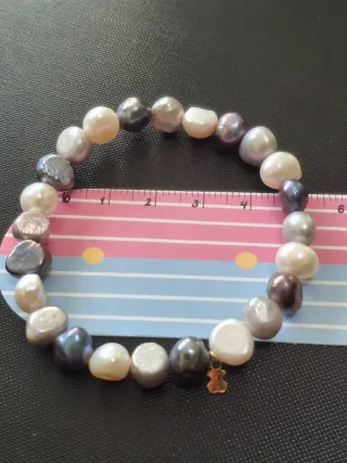 Pulsera Tous perlas irregulares