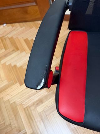 Silla Gaming Negra y Roja