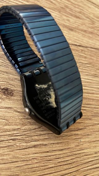 Reloj Swatch Swiss Negro y Azul