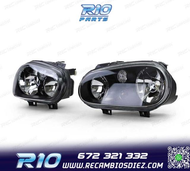FAROS VOLKSWAGEN VW GOLF 4 NEGRO BLACK EDITION