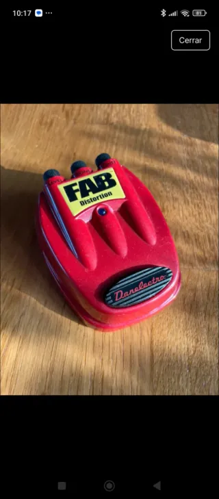Pedal de distorsión Danelectro FAB