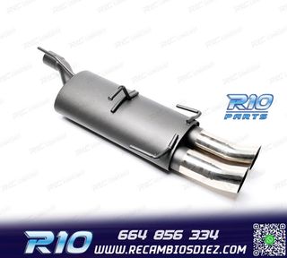 SILENCIOSO ESCAPE PARA OPEL ASTRA 1991-1998 x2 DTM
