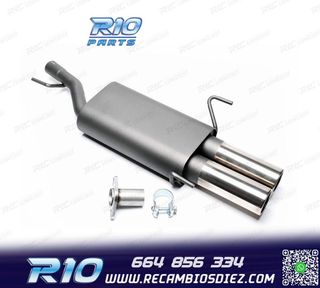 SILENCIOSO ESCAPE PARA OPEL ASTRA 1998-2009 x2
