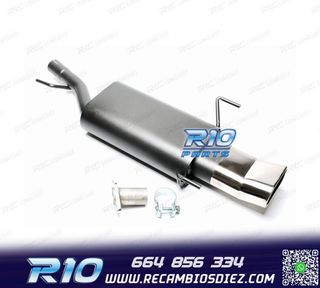 SILENCIOSO ESCAPE PARA OPEL ASTRA 1998-2009 x2 DTM