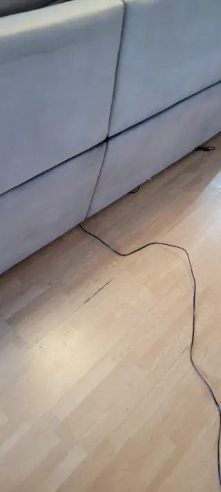 Sofá reclinable de tela beige