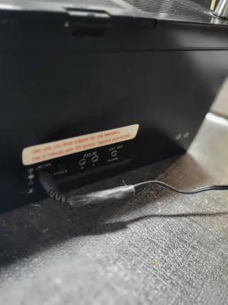 TV y Radio Portátil Negra