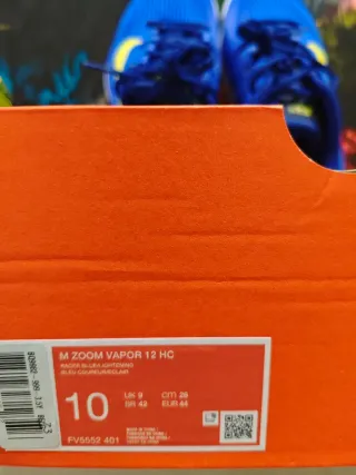 Nike Zoom Vapor 12 HC Azul/Amarillo