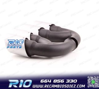 COLAS ESCAPE PORSCHE CAYENNE V8 GTS TURBO S 10-14 PLATA MATE