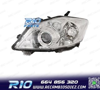 FARO IZQ XENON PARA TOYOTA AURIS 10-13 CROMO