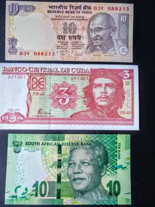 Personajes en el Papel Moneda. SC