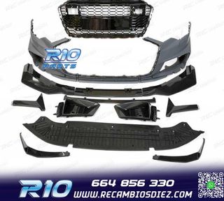 PARAGOLPES DELANTERO AUDI A6 18- LOOK RS CARBONO