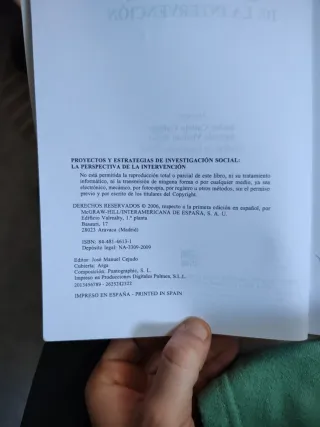 Proyectos y Estrategias de Investigación Social