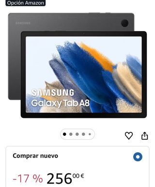 Samsung Galaxy Tab A8 32GB Gris.