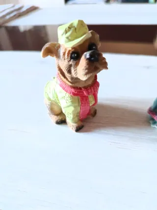 Figuras decorativas osos y perro