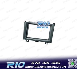 MARCO NEGRO RADIO 2-DIN PARA HONDA CR-V 07-11