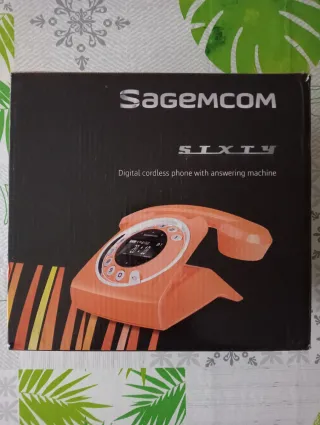 Teléfono Sagemcom Naranja