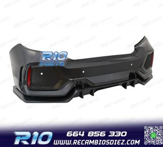 PARAGOLPES TRASERO HONDA CIVIC 16- LOOK TYPE R
