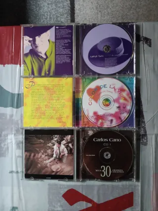 Lote 6 CDs Carlos Cano (uno de ellos doble)