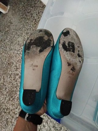 Zapatos de fallera azul