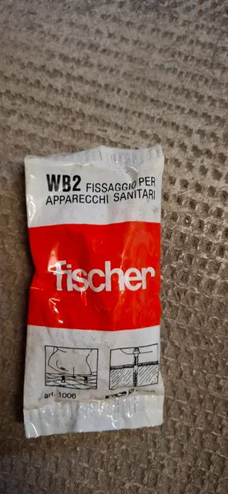 50p. Fischer WB2 Fissaggio Sanitari