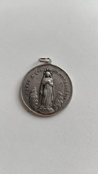 Medalla Virgen Milagrosa Antigua